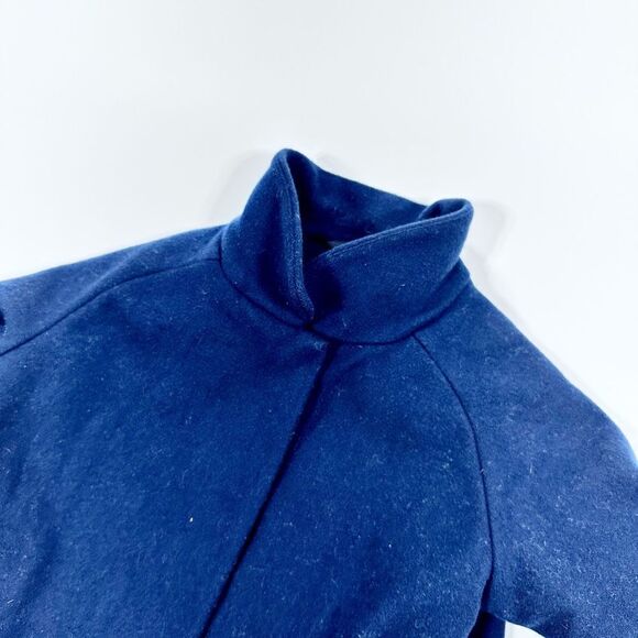 COS navy wool classic winter coat 98 / 104 - Picture 2 of 9